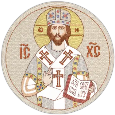 Icon Embroidered Savior Pallium Png Throne Icon