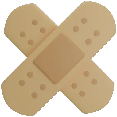 Premium Bandage 3d Illustration Download In Png Obj Or Solid Bandaid Icon