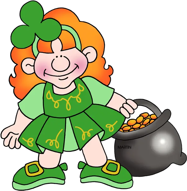 Mythical Beings And Creatures Clip Art By Phillip Martin Transparent Girl Leprechaun Clipart Png Leprechaun Png