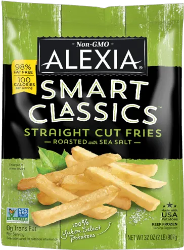 Smart Classics Frozen French Fries Alexia Foods Alexia Smart Classics Crinkle Cut Fries Png French Fries Transparent