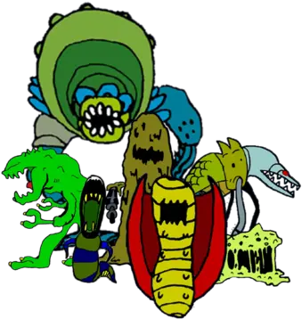 Alien Horde Calvin U0026 Hobbes Antagonists Wiki Fandom Spaceman Spiff Alien Png Calvin And Hobbes Png