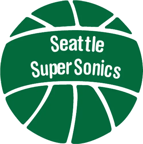 Oklahoma City Thunder Logo History Retroseasons Seattle Supersonics Png Seattle Supersonics Logo