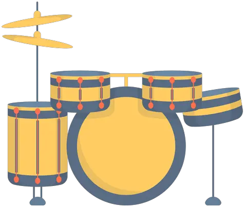 Music Drum Flat Transparent Png U0026 Svg Vector File Bateria De Brinquedo Png Drum Set Transparent Background