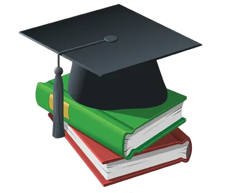 Education Cap Books Png Books And Graduation Hat Full Books With Graduation Cap Png Books Png