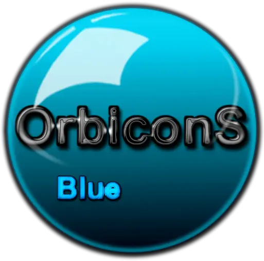 Icon Pack Blue Hd Orbicons Apps On Google Play Language Png High Resolution Icon Pack