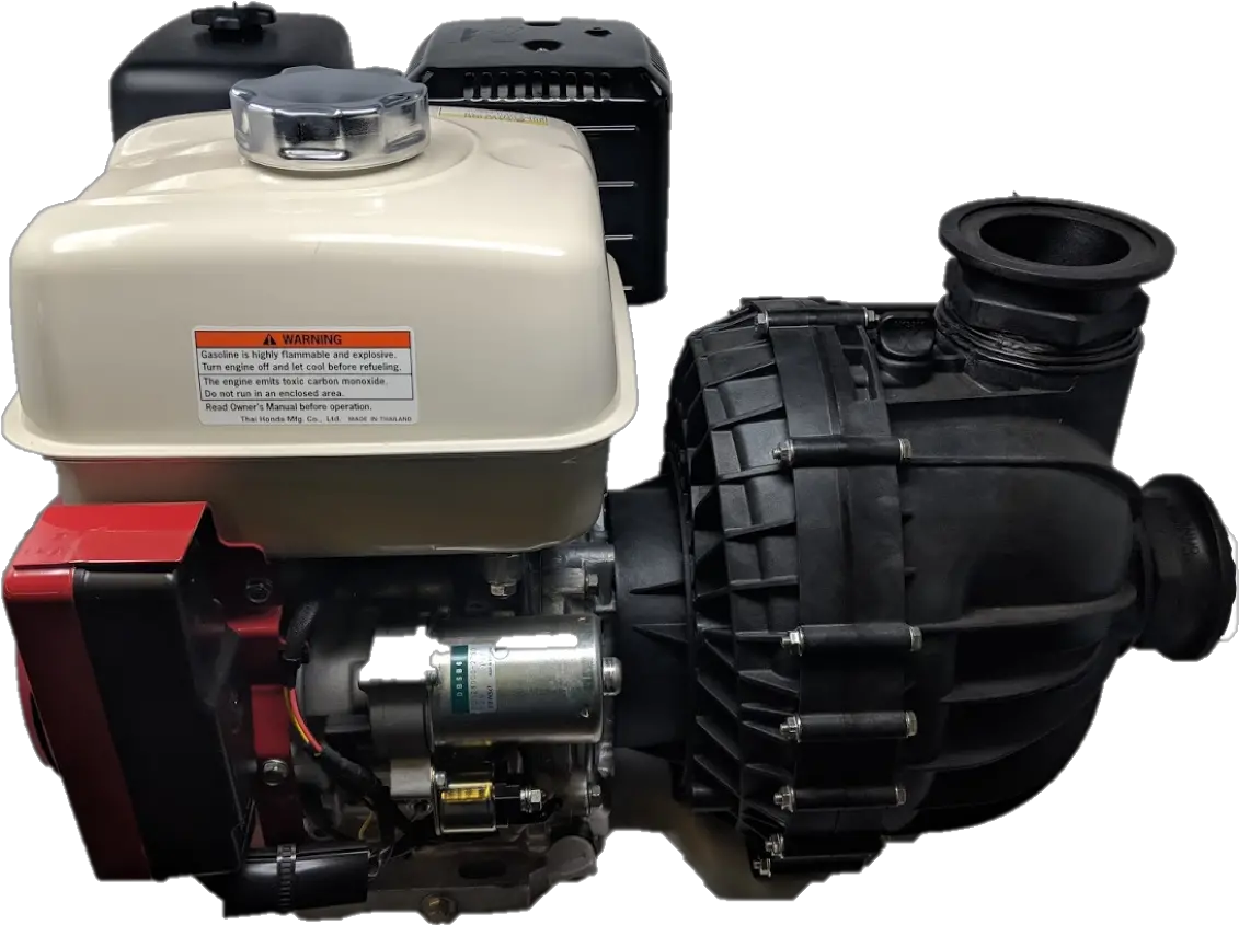 3 Manifold Poly Transfer Pump 440gpm Honda Gx390 Electric Start Engine Png Pump Png