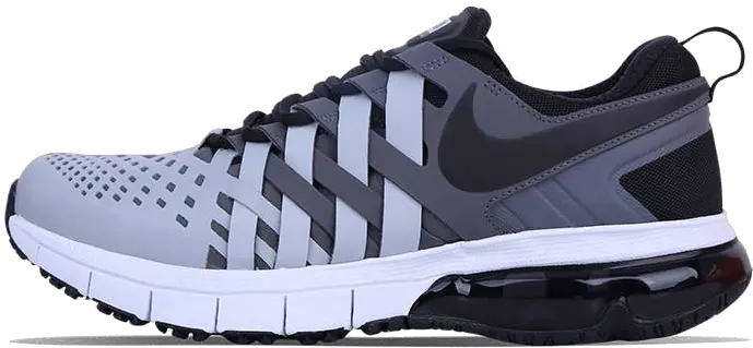 Sneaker Free Png Image Fingertrap Max Grey Black White Sneaker Png