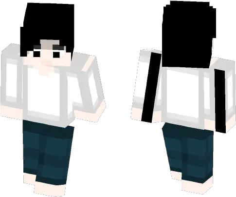 Download Death Note L Lawliet Minecraft Skin For Free L Lawliet Minecraft L Skin Png Death Note Png