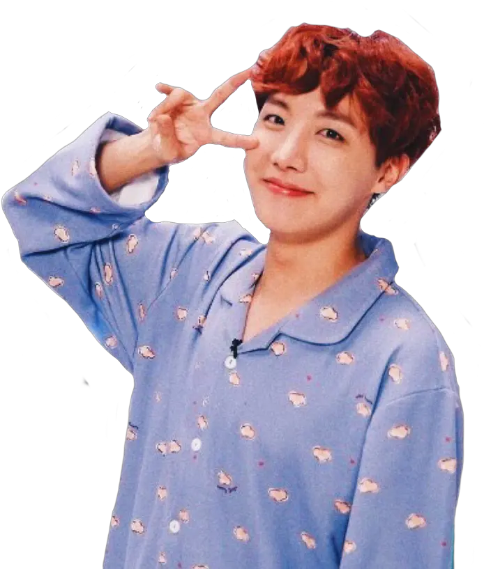 Hoseok Jhope Junghoseok Blue Pajamas Hoseok Png Blue Jhope Png