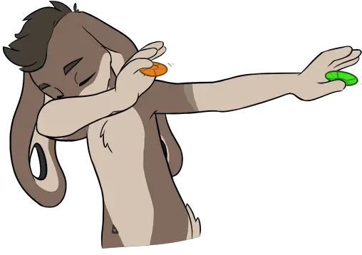 There Was A Point In Time I Had Furry Dab Png Dabbing Png