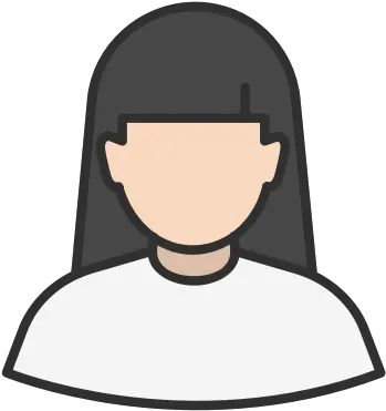 Bangs Girl Lady Woman Icon Woman Icon With Bangs Png Bangs Png