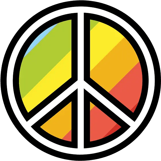 Peace Symbol Emoji Clipart Groovy Peace Sign Black And White Png Peace Symbol Png
