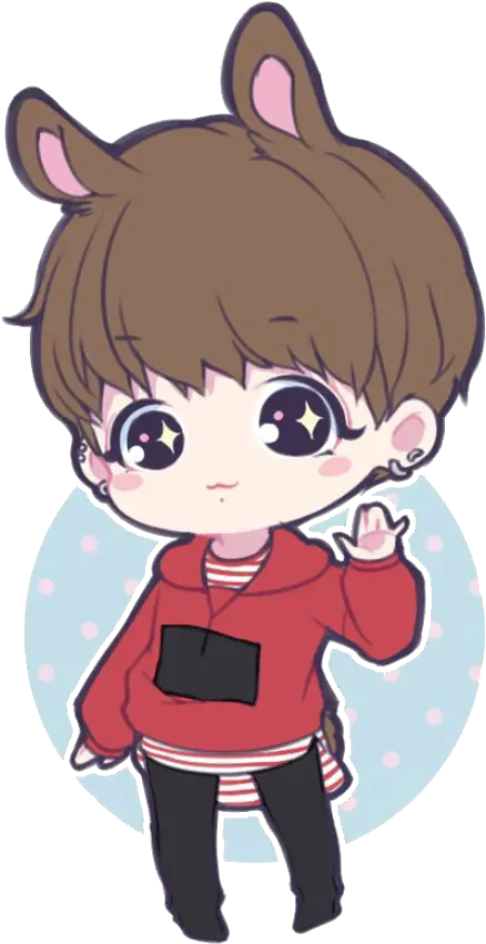 Drawing Bts Jungkook Transparent Png Chibi Jungkook Bts Png Jungkook Transparent