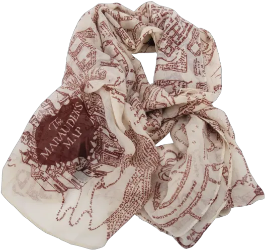 The Marauderu0027s Map Scarf Harry Potter Marauders Map Png Harry Potter Scar Png