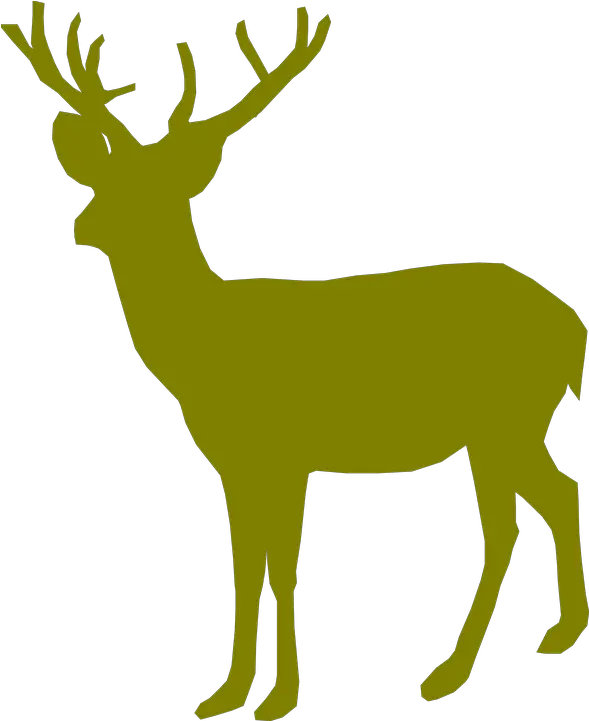 Deer Buck Male Deer Green Png Buck Png