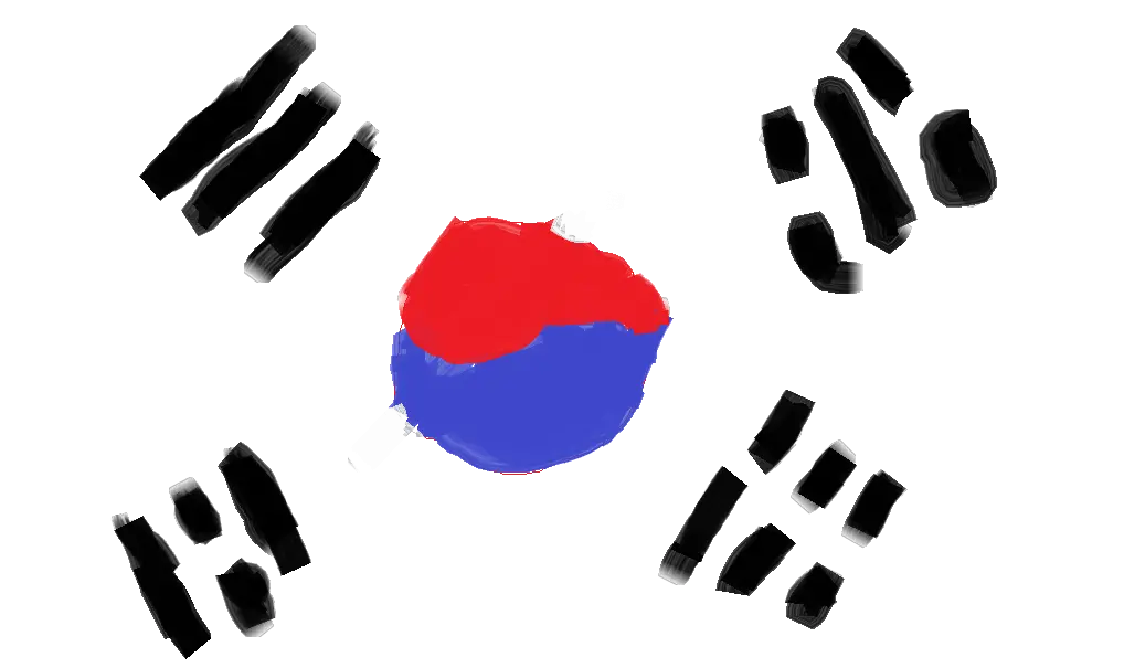 Korea Flag Png Image And Clipart Transparent Background Transparent Korean Flag Logo South Korea Png