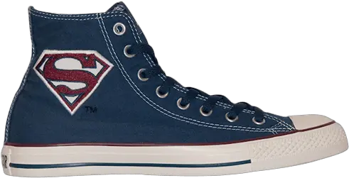 Dc Comics X Chuck Taylor All Star Denim Hi U0027superman Symbol Plimsoll Png Superman Symbol Png