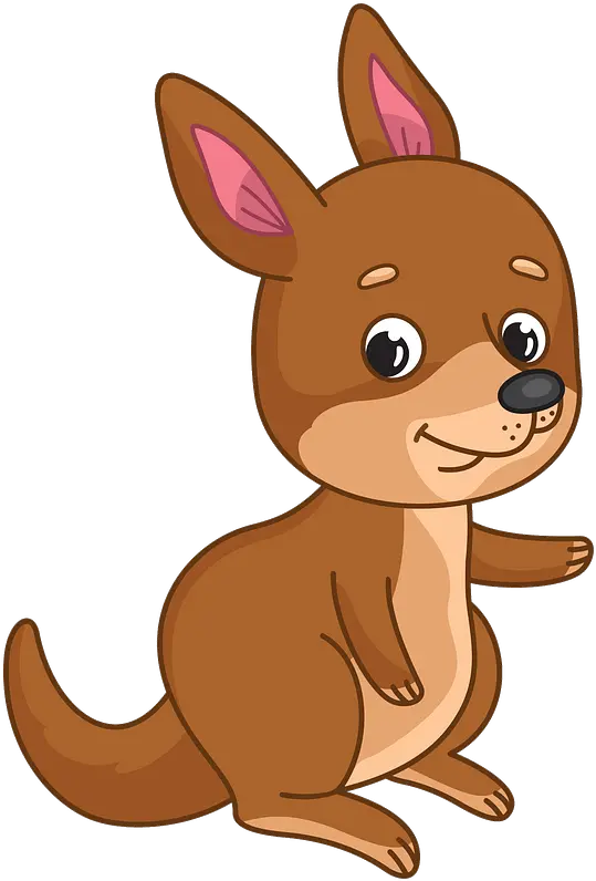 Clipart Cartoon Png Kangaroo Transparent