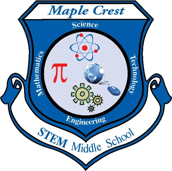 Home Maple Crest Stem Middle School School Logo Png Design Crest Logo