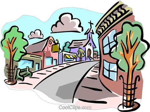 Street Clipart Transparent Small Town Clip Art Full Size Clip Art Small Town Png Street Png