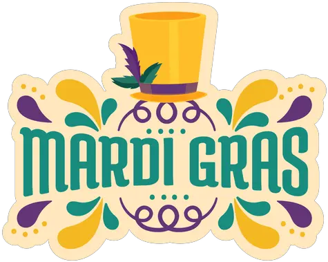 Transparent Png Svg Vector File Mardi Gras Logo No Background Mardi Gras Beads Png