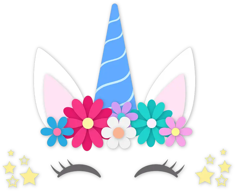 Unicorn Horse Crown Free Vector Graphic On Pixabay Flores Para Unicornio Png Crown Doodle Png