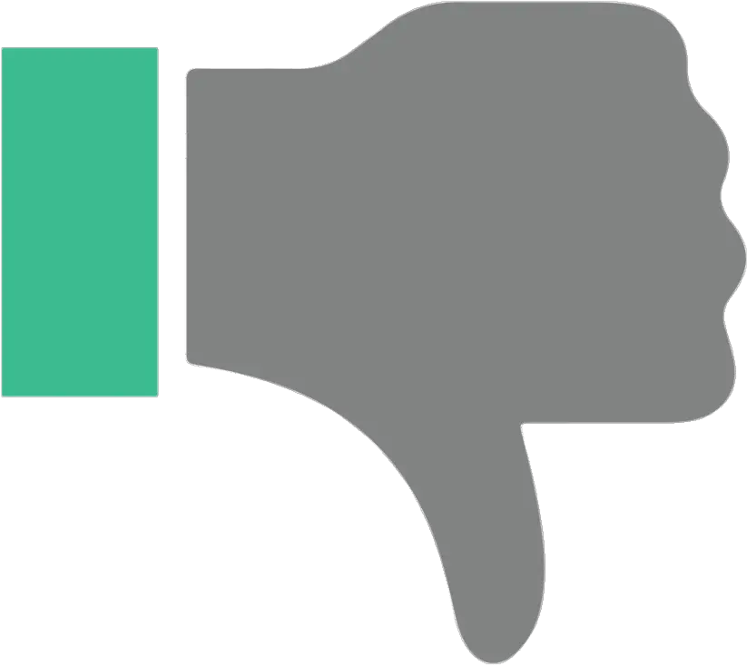 Thumbs Down Vector Icon Thumbs Down Vector Icon Png Thumbs Down Transparent