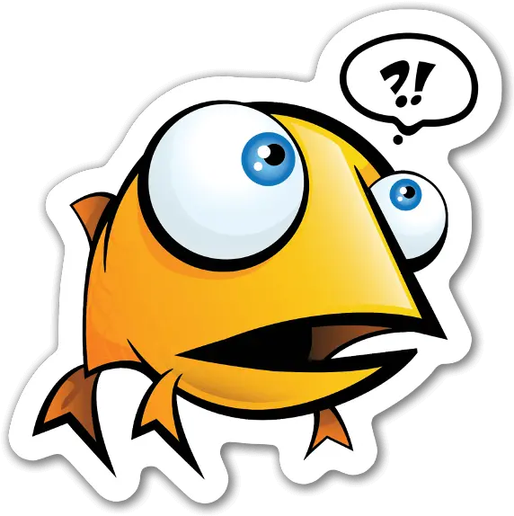 Confused Lilu0027 Fish Stickerapp Confused Fish Cartoon Png Confused Png