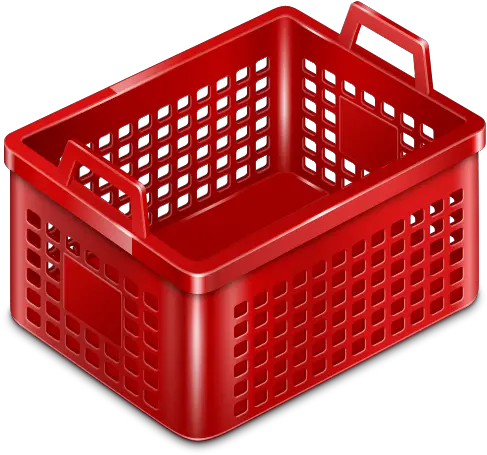 Red Basket Empty Icon Png Clipart Image Iconbugcom Shopping Basket Icon Basket Png