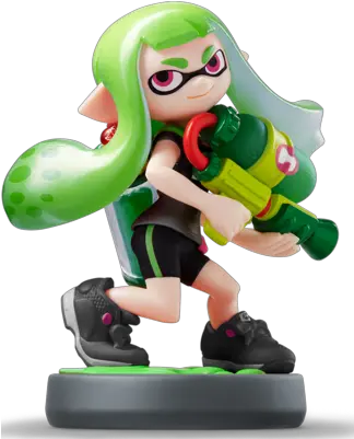 Inkling Girl Splatoon Inkling Girl Amiibo Png Inkling Transparent