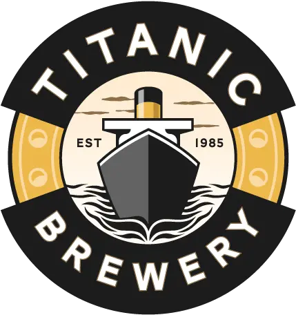 Logo Design Ad Profile Works Titanic Brewery Logo Png Titanic Logo