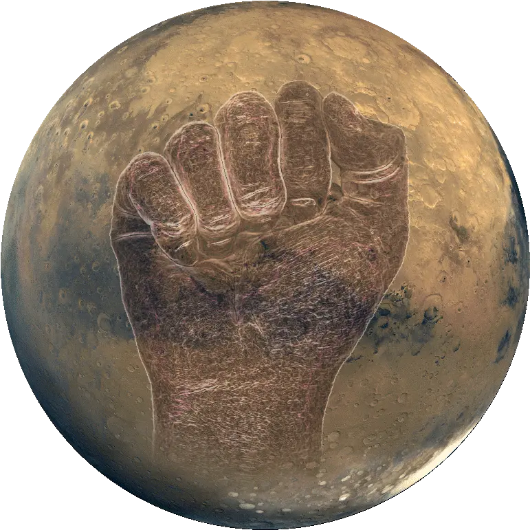 Some So Hand Png Mars Transparent