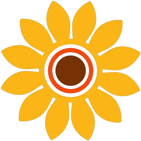 Sunflower Logo Png Picture Flower Line Vector Png Sunflower Logo