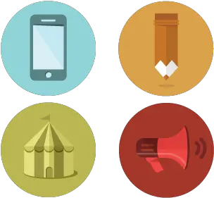 Flat Icons U0026 Badges By Igor Stepahin Dribbble Png Circus Tent Icon