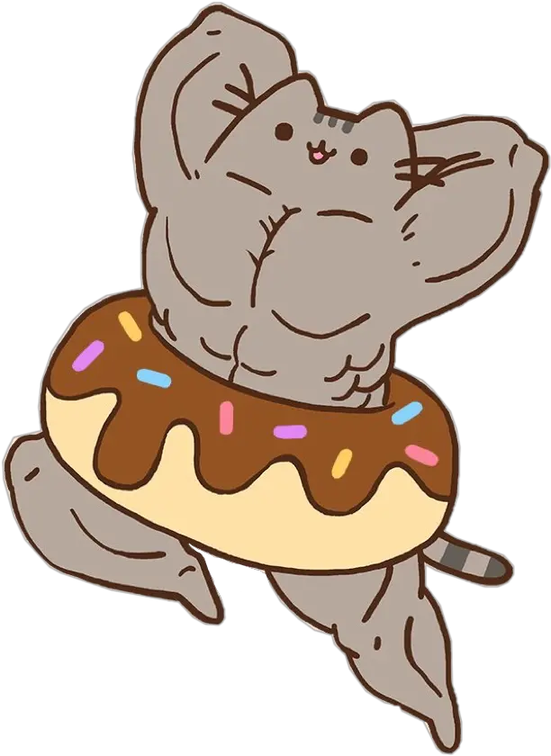 Cartoon Donut Png Cute Pusheen Pusheen Transparent