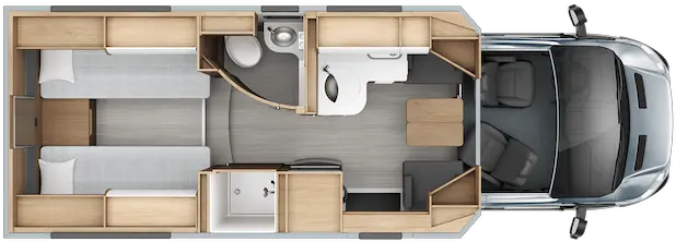 An All New Wonder Suncruiser 2019 Wonder Rear Twin Bed Png Vans Png