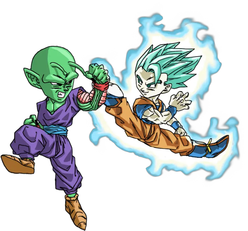 Download Piccolo And Gohan Png Super Saiyan Blue Gohan Gohan Super Sayajin Blue Gohan Png