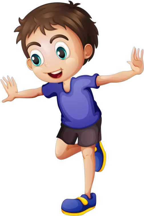 Standing Picture Transparent Png Files Stand On One Foot Clipart Boys Png