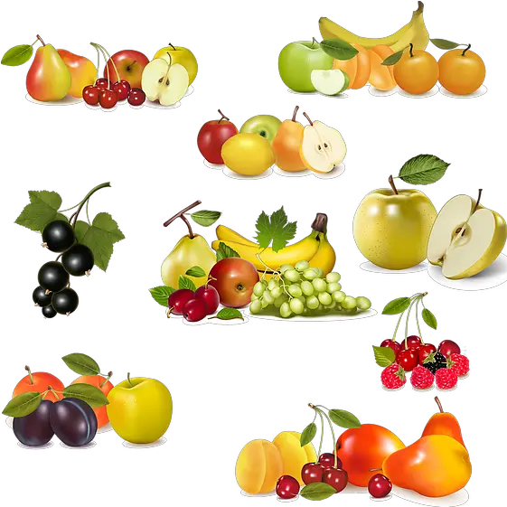 Exquisite Fruits Clipart Png Format Free Transparent Fruit Vector Png Fruit Clipart Png