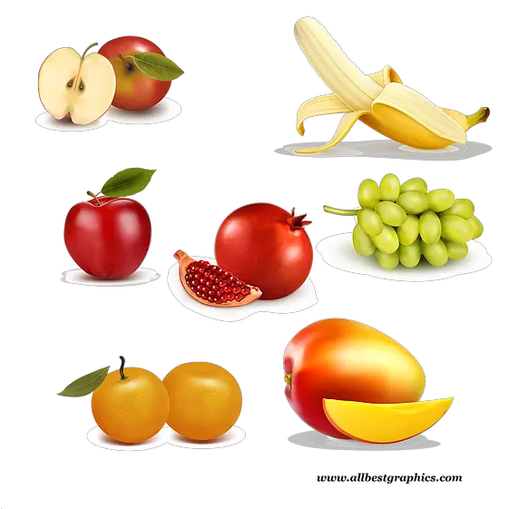 Different Natural And Delicious Fruits Clipart With Fruit Png Fruit Clipart Png