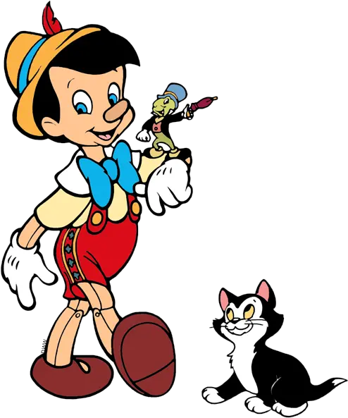 Download Hd Pinocchio And Jiminy Cricket Png Pinocchio Png