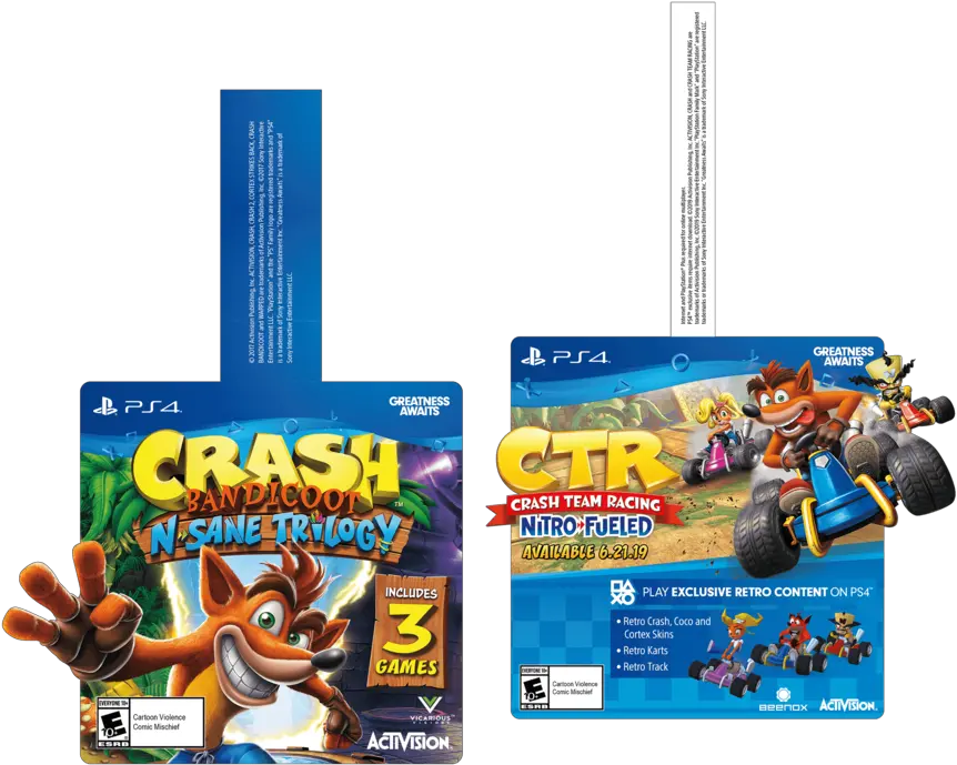 Playstation U2014 Drake Socie Design Png Crash Bandicoot Logo