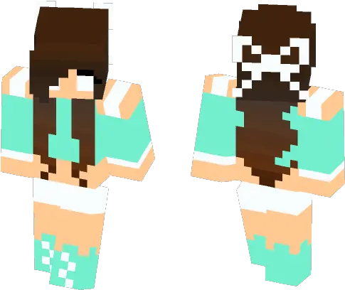 Download Herobrine Girl Minecraft Skin Minecraft Skin Herobrine Girl Png Herobrine Png