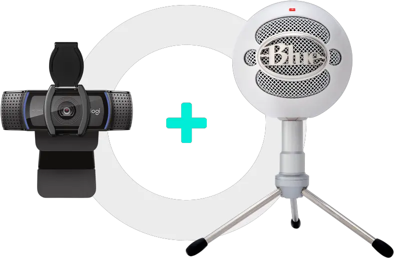 Instant Creator Studio Webcam U0026 Microphone Package Microfono Yeti Blue Png Snowball Studio Mic Png