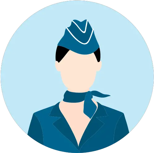 Avatar Icon Airhostess Staff People Man Air Hostess Icon Png Staff Icon