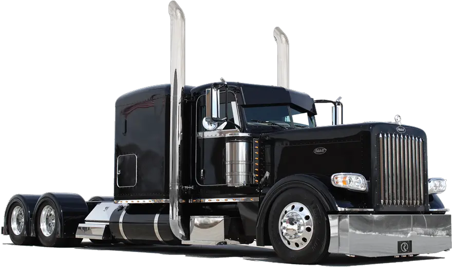 Peterbilt 379 Mover Car Truck Semi Truck Transparent Background Png 18 Wheeler Png