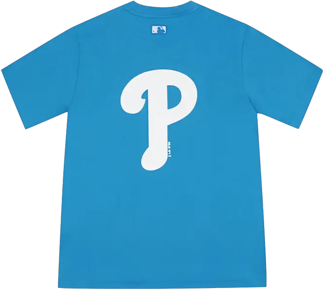 Popcorn Big Logo Short Sleeve T Shirt Philadelphia Phillies Number Png Phillies Logo Png