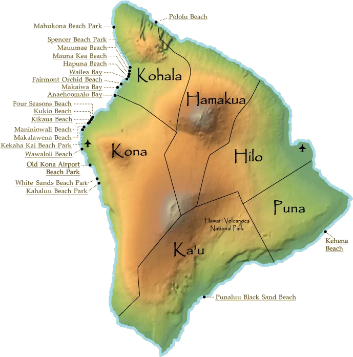 Big Island Beaches Hawaii Big Island Beaches Png Beach Transparent