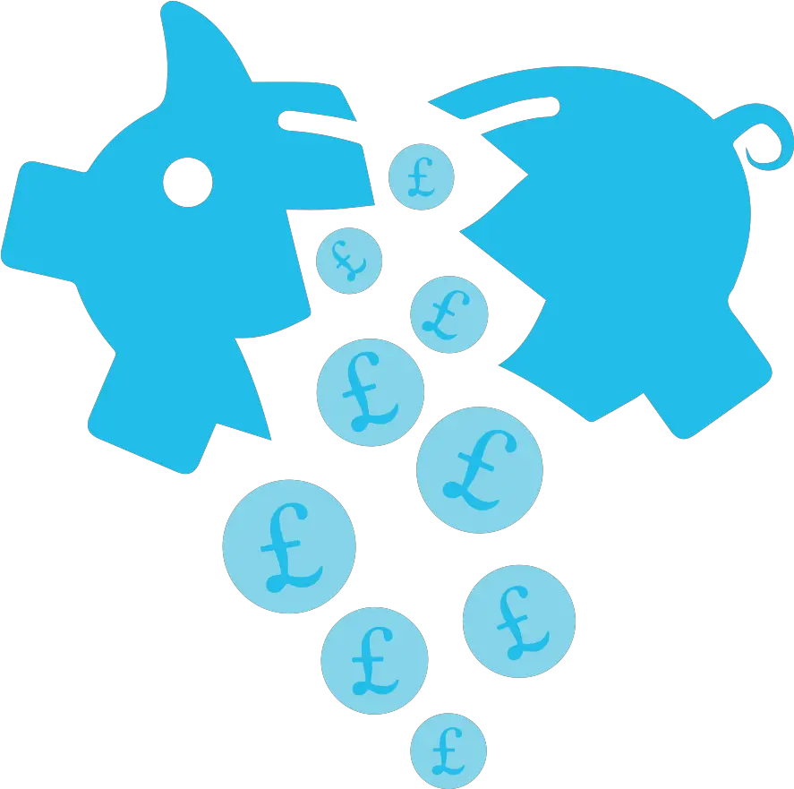 Download Broken Piggy Bank Png Broken Piggy Bank Blue Png Piggy Bank Piggy Bank Png