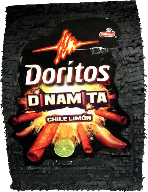 Doritos Dinamita Promotional Pinata Doritos Dinamita Original Bag Png Doritos Transparent